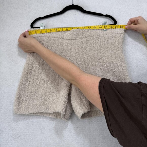 Lonely Ghost Shorts Womens XL Cozy Boucle Knit Lounge High Rise Extra Large - Picture 2 of 8
